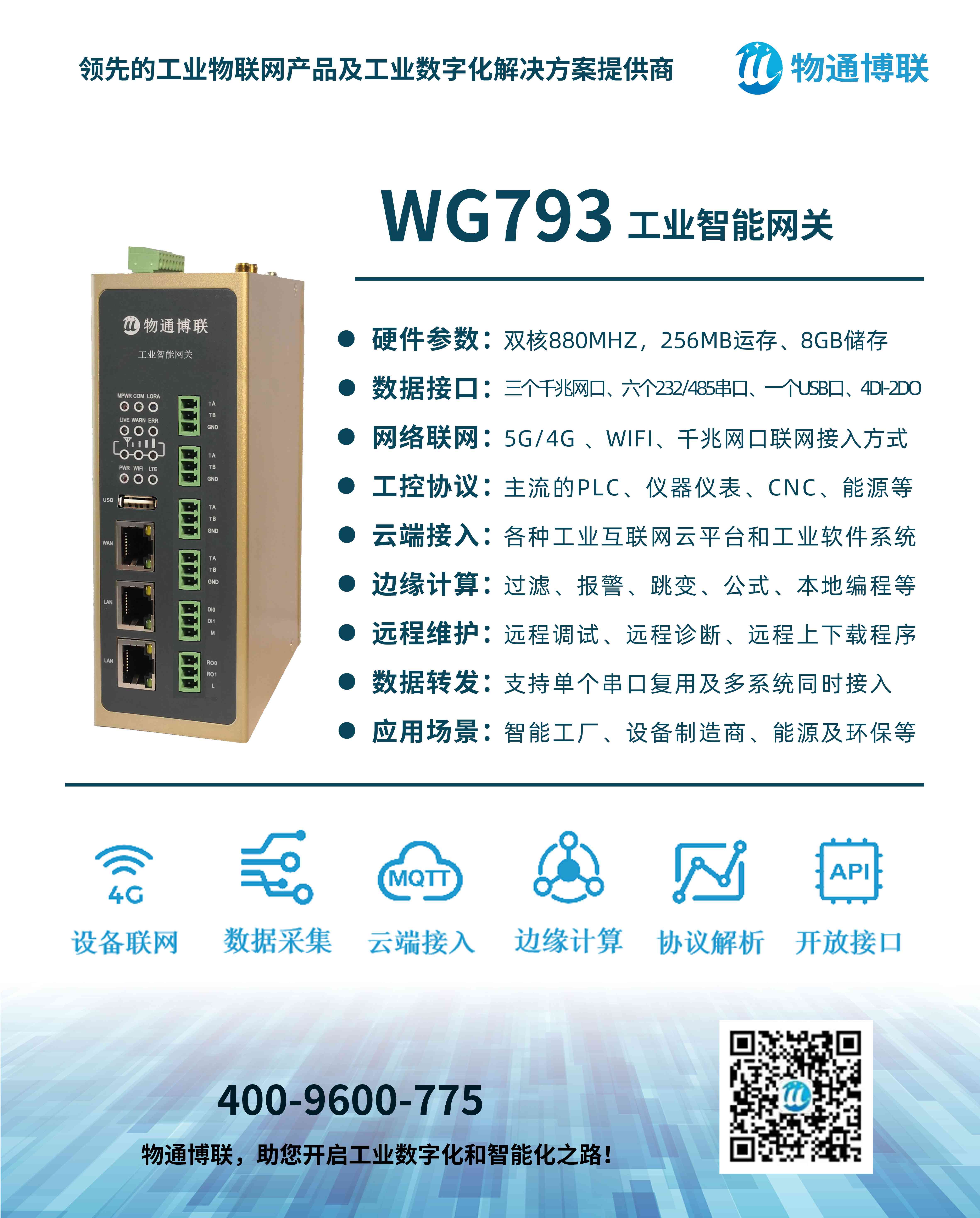 物通博聯(lián)5G邊緣計算網(wǎng)關(guān)